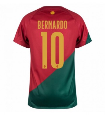 Lacne Muži Futbalové dres Portugalsko Bernardo Silva #10 MS 2022 Krátky Rukáv - Domáci